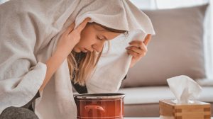 does steam help dry skin