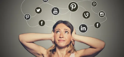 ignore social media and interact in real life as it will manage stress