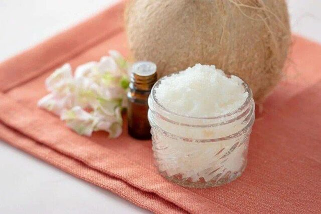 coconut body scrub