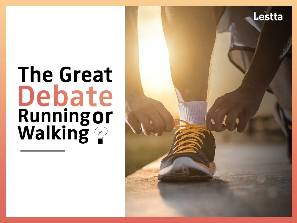 running or walking