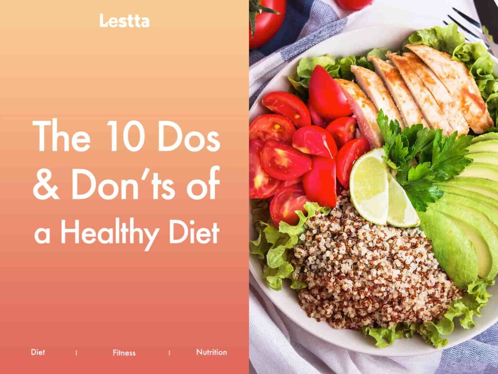 dos and don'ts of a healthy diet